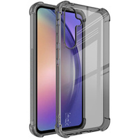 IMAK case for Samsung Galaxy A35 5G, Dropproof, transparent / black