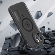 Waterproof case for iPhone 13 Pro Max, Redpepper, for MagSafe, black