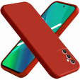 Case for Samsung Galaxy M52 5G, Silicone Lite, red