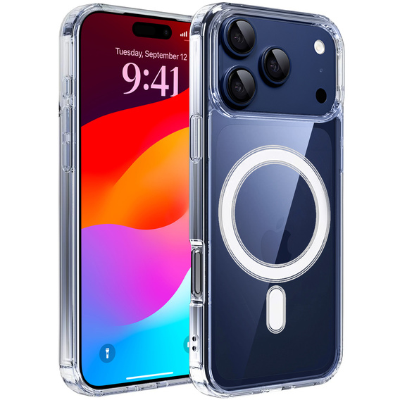 Magnetic case TPU + Acrylic for iPhone 17 Pro Max