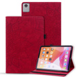 Flap case for Lenovo Tab M11, flower, red