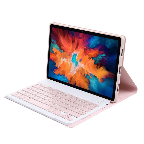 Case + keyboard Lenovo Tab P11 J606F / P11 5G J607Z, pink rose gold