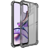 IMAK case for Motorola Moto G13 4G / G23 4G, Dropproof, transparent / black