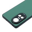 Leather case for Oppo Reno 10 / 10 Pro, leather hybrid, green