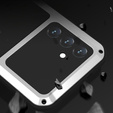 Love Mei Case for Samsung Galaxy S24, armored with glass, grey