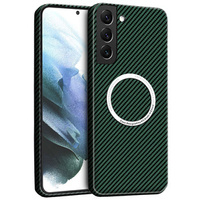 Case for Samsung Galaxy S21, Magsafe Slim Carbon, green