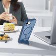 Case for iPhone 16E, Kickstand Matt Case, for MagSafe, blue