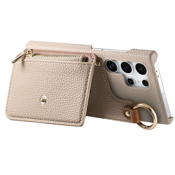 Case for Samsung Galaxy S25 Ultra, GKK Leather, black