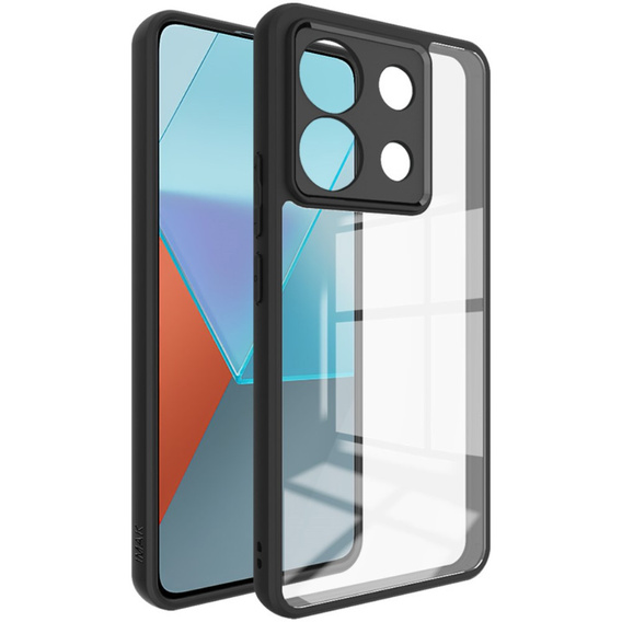 IMAK Case for Xiaomi Redmi Note 13 Pro 5G, UX-9A Series, transparent / black
