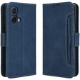 Flip case for Motorola Moto G85, Card Slot, dark blue