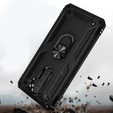 Armor Case for Xiaomi Redmi Note 8 Pro, Nox Case Ring, black