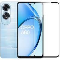 3D Tempered Glass for Oppo A60, black frame