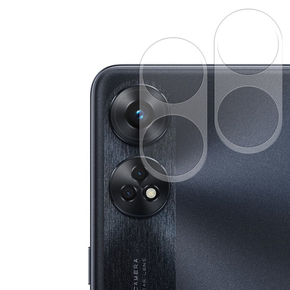2x ERBORD tempered glass for camera to Oppo Reno8 T 4G