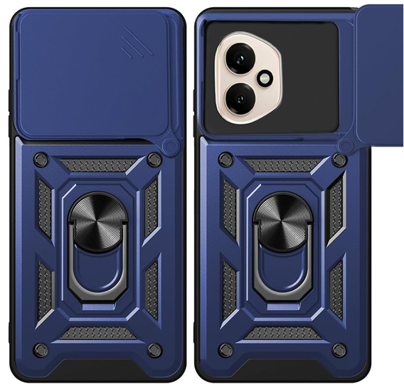 Case for Honor 400 5G, CamShield Slide, blue