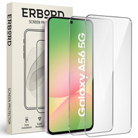 2x Tempered Glass ERBORD 9H Hard Glass for phone screen for Samsung Galaxy A56 5G