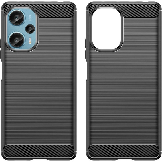 Case for Xiaomi Poco F5 5G, Carbon, black