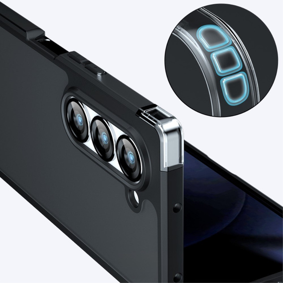 Case for Samsung Galaxy Z Fold6 5G, Fusion Hybrid, black