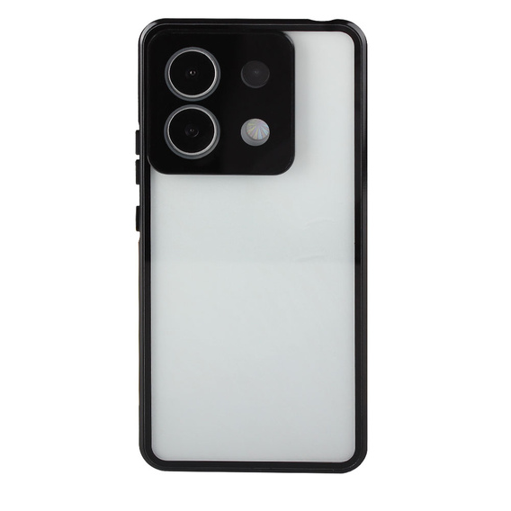 Case for Xiaomi Redmi Note 13 Pro 5G, Magnetic Dual Glass, black