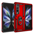 Armor Case for Samsung Galaxy Z Fold 4 5G, Nox Case Ring, red
