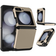 Armored Case for Samsung Galaxy Z Flip7 FE / Z Flip6, Armor Shockproof, gold