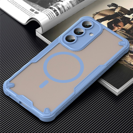 Armoured case for Samsung Galaxy S25 FE, for MagSafe, matt black