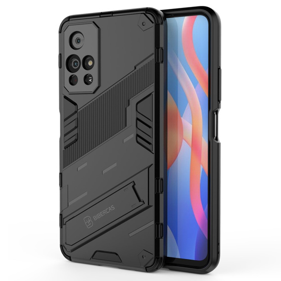 Case for Xiaomi Poco M4 Pro 5G / Note 11S 5G, Military kickstand, blue