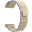Nylon strap for Samsung Galaxy Watch Active 22mm, Beige