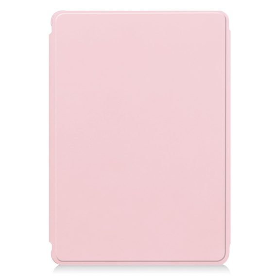 Keyboard case for Samsung Galaxy Tab S10 Lite / S10 FE / S9 FE, Rotary 360° Leather, pink