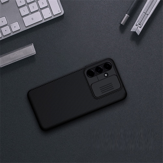 Case for Samsung Galaxy A16 5G, Armored Nillkin, CamShield Pro, black