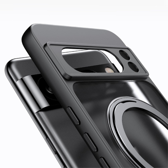 Case for Google Pixel 8A, Fusion Hybrid Kickstand, for MagSafe, transparent