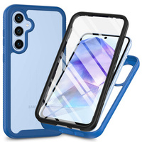 Case for Samsung Galaxy A55 5G, Shockproof, with film, blue