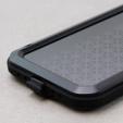 Love Mei Case for iPhone 12, armored with glass, black