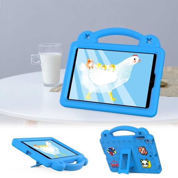 Children's case for iPad mini 7.9" 2019/2015/2014/2013/2012 (5/4/3/2/1 gen.), Cute Patterns, with stand, blue