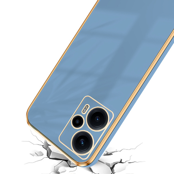 Case for Xiaomi Poco F5, Glamour CamShield, blue