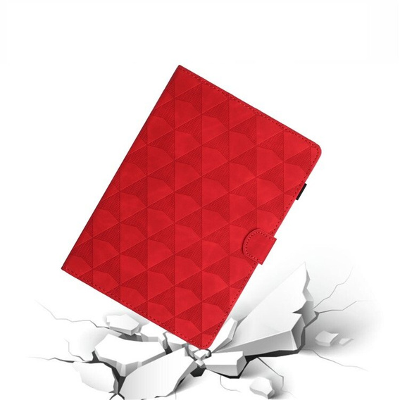 Case for Lenovo Tab M10 Plus 10.6 Gen 3 TB-125F TB-128F, Classic, with space for stylus, red