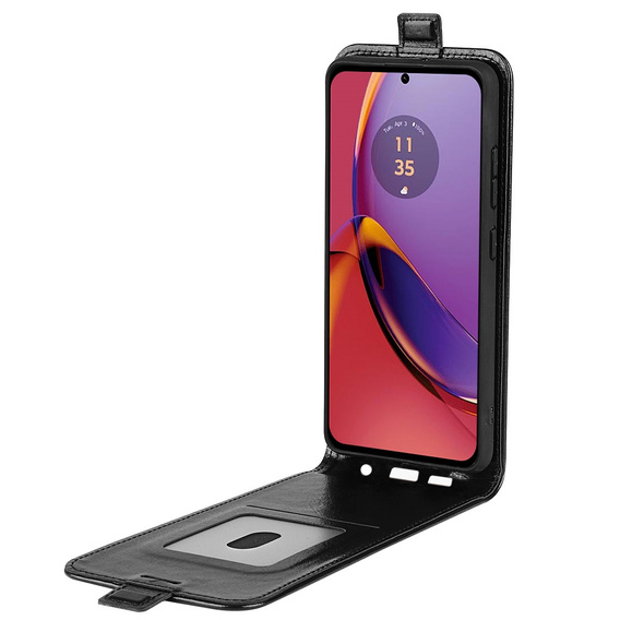 Flip case for Motorola Moto G84, Flip, black
