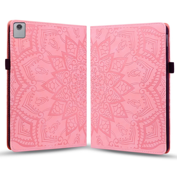 Flap case for Lenovo Tab M11, flower, pink