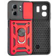 Case for Infinix Hot 50i 4G, CamShield Slide, red