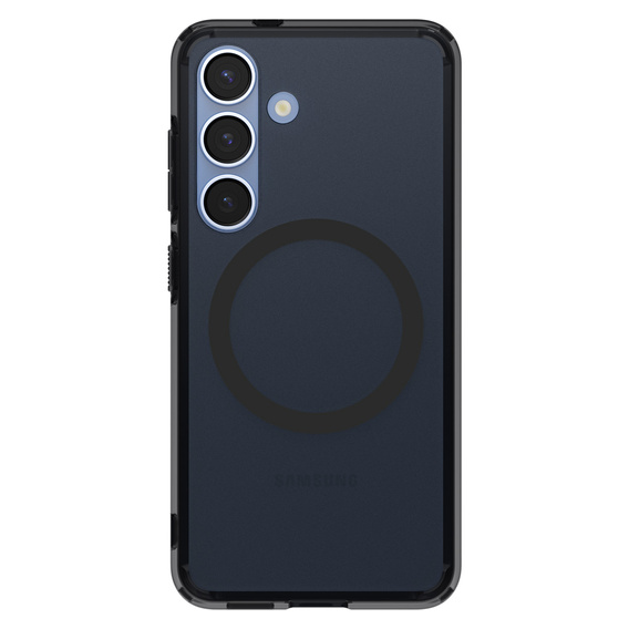 Spigen MagSafe Case for Samsung Galaxy S25, Ultra Hybrid, transparent / black + 9H Tempered Glass