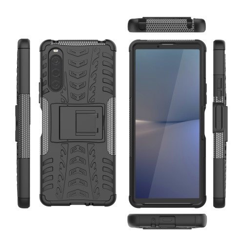 Case for Sony Xperia 10 V, Tire Armor, black