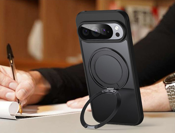 Case for Google Pixel 10 Pro XL , for MagSafe, with stand, black