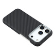 Case for iPhone 17 Pro, Carbon Fiber, for MagSafe, black