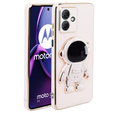 Case for Motorola Moto G54 5G, Astronaut, pink rose gold