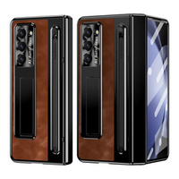 Leather+PC case with stand, screen protector and stylus for Samsung Galaxy Z Fold6 5G