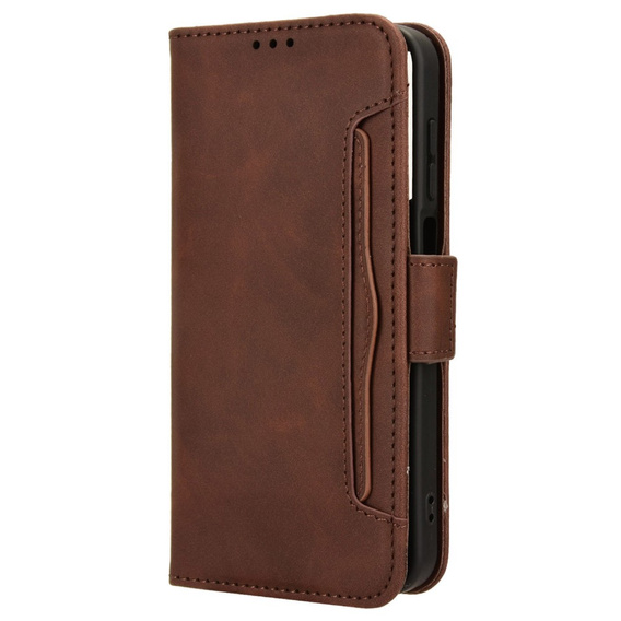 Flip case for Samsung Galaxy M15 5G, Card Slot, brown