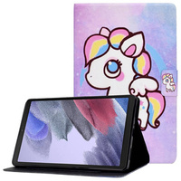 Case for Samsung Galaxy Tab A7 Lite, with flap, colorful horse