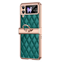 Case for Samsung Galaxy Z Flip 4 5G, Rhombus Grid