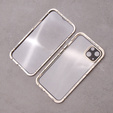 Case for iPhone 13, Magnetic Dual Glass, gold