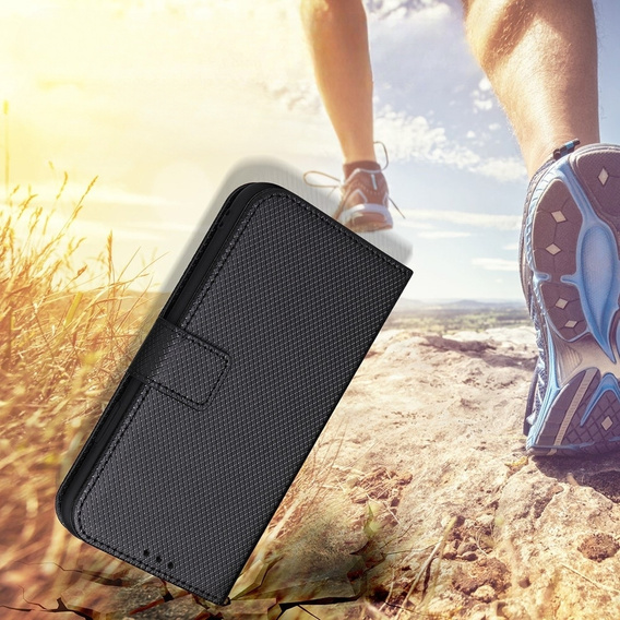 Flip case for Nokia C12 4G, Wallet Smart Magnet, black
