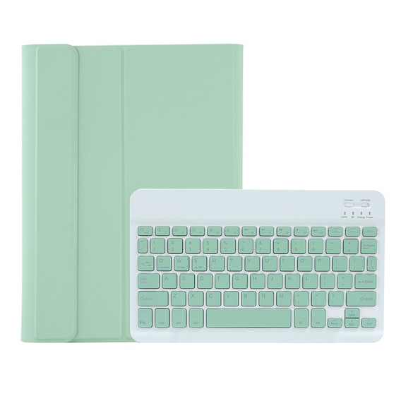 Case + keyboard Samsung Galaxy Tab S6 Lite 10.4, Pen Slot, green